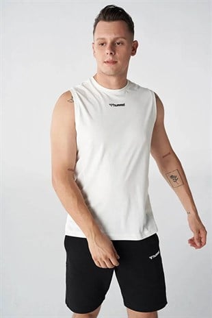 hummel HML DRAKE Tank Top Beyaz Erkek Atlet
