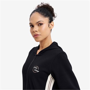 Lescon Kadın Fermuarlı Kapüşonlu Sweatshirt 26N-2120