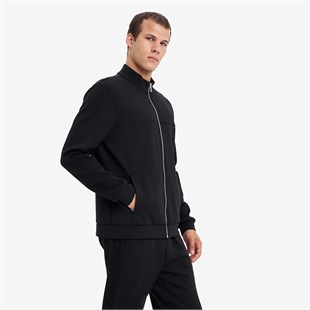 Lescon 26N-1159  Erkek Fermuarlı Kapüşonlu Sweatshirt
