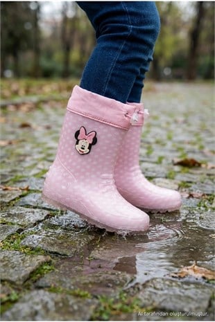 Minnie Mouse JORD MIN.P Pembe Kız Çocuk Yağmur Çizmesi