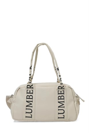 Lumberjack STN BZY DFL OMZ 6FX Bej Kadın Omuz Çantası