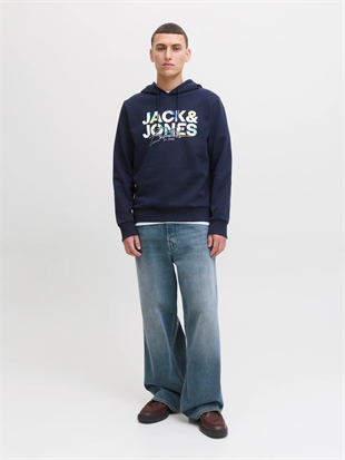 Jack&Jones JJGEPLAS SWEAT HOOD LN Sweatshırt