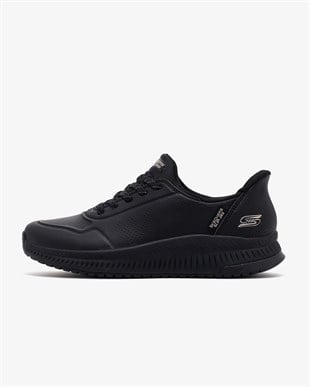 Skechers Kadın Bobs Squad 4 Key Look Ayakkabı 117740 BBK Siyah