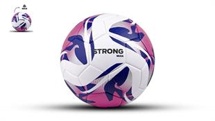 StrongMen Lazer kesim 4 Astarlı Suni Deri Sert Zemin Halı Saha Futbol Topu No:5 BSF-8000