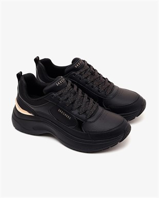 Skechers Hazel Kadın Siyah Sneakers Siyah Spor Ayakkabı
