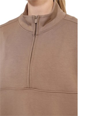 LUMBERJACK WL 17YAVES 6PR Kadın Yaka Fermuarlı Sweatshirt