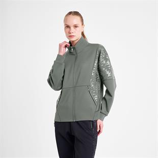 Lescon Kadın Fermuarlı Kapüşonlu Sweatshirt 25N-2129