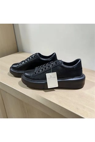 Lufian Gage Erkek Sneaker Ayakkabı Siyaha Siyah