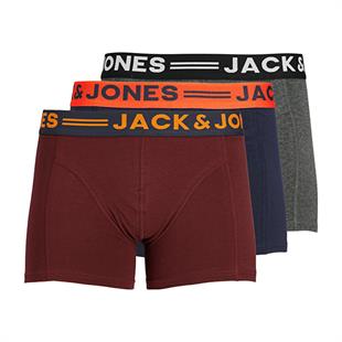 Jack&Jones Lichfield 3lü Paket Erkek İç Çamaşır 12113943