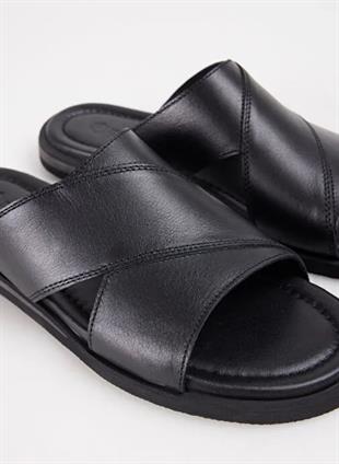 HAMMERJACK OSTUNİ GERÇEK DERİ ERKEK TERLİK  905 2509-M