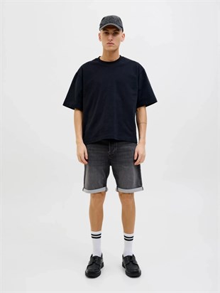 Jack&Jones JJIRICK JJICON I.K. SHORTS GE 062 SN Antrasit Erkek Kot Şort