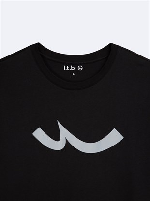 Ltb MELEDE Logo Baskılı Siyah Erkek Kısa Kol T-shırt