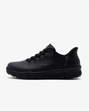 Skechers Kaymaz taban Work Nampa Kadın Ayakkabı- 108214-BLK