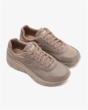 Skechers Modern Dlux Kadın Bej Sneakers Spor Ayakkabı 158590 DKTP