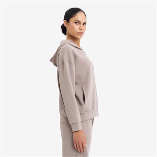 Lescon Kadın Fermuarlı Kapüşonlu Sweatshirt 26S-2221-26N