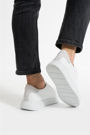 Hammer Jack Swit Hakiki Deri Beyaz Erkek Ayakkabı