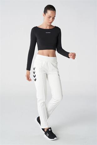 Hummel Beyaz Kadın Regular Fit Baskılı Eşofman Altı 931813 HMLGENESA PANTS