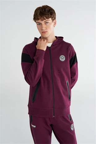 Hummel HML GLEX Zip Hoodie Erkek Tam Fermuarlı Sweat