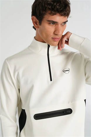 Hummel Loton Erkek Fermuarlı Sweatshırt 922255