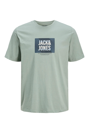 Jack & Jones Erkek Lacivert Jjhudson Tee Ss Crew Neck Ln T-shirt 12268477
