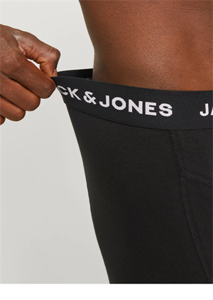 JACK&JAONES Jacanthony Erkek Siyah 3 lü Paket Boxer