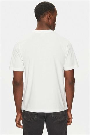 JACK&JONES JCOPACER BRANDING PRINT TEE SS CREW NECK SIFIR YAKA T-SHIRT