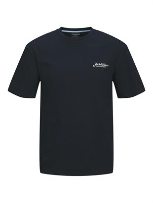 Jack&Jones Jjbeau Tee Ss Frontprınt Crew Neck Ln Erkek T-Shirt