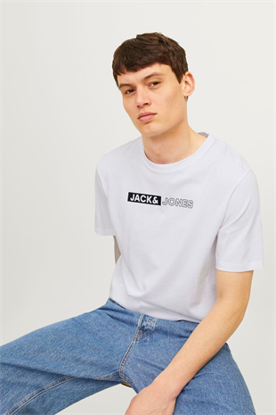 JACK&JONES JJECORP LOGO TEE PLAY SS O-NECK NOOS SIFIR YAKA T-SHIRT