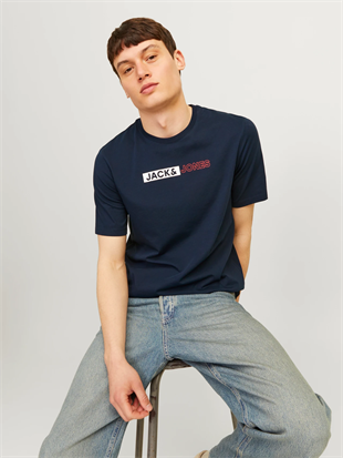 JACK&JONES JJECORP LOGO TEE PLAY SS O-NECK NOOS SIFIR YAKA T-SHIRT