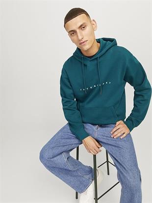JACK&JONES JJSTAR JJ SWEAT HOOD NOOS ERKEK SWEATHIRT
