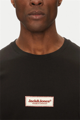 JACK&JONES JORSPLIT FAKESTITCH BRANDING TEE ERKEK SIFIR YAKA T-SHIRT