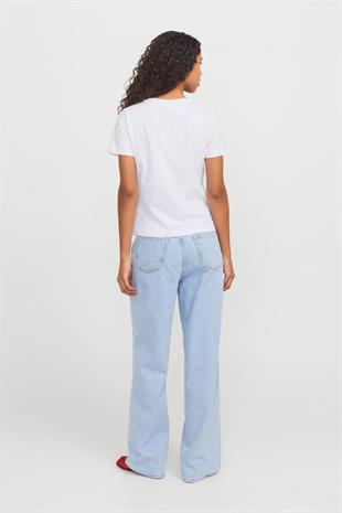 Jjxx JXCARLY REG FIT SS TEE JR Siyah Kadın Kısa Kol T-Shirt