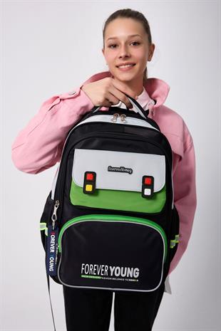 Forever Young TAM ORTOPEDİK DESTEKLİ Su Geçirmez  Sırt Çantası FY-2210