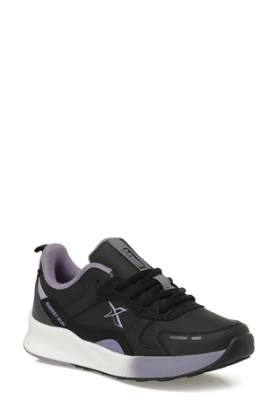 Kinetix FLIGHT J PU F 5PR Siyah Kız Çocuk Spor Ayakkabı