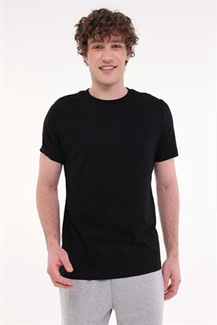 Kinetix MB PAM C 11SN220 5PR Siyah Erkek Kısa Kol T-Shirt