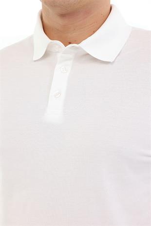 Kinetix MB SN329 UKOL POLO 5PR Erkek Beyaz Uzun Kol T-Shirt 102024513