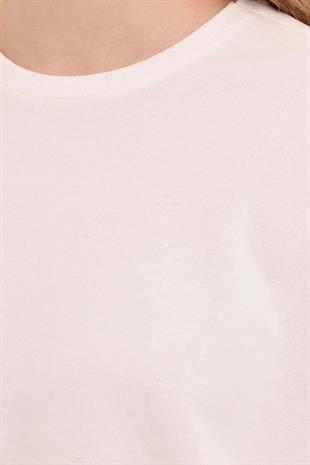 Kinetix WB C NECK 16SN82 4PR Ekru Kadın Sweatshirt 101783955