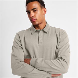LESCON 25S-1262-25N UZUN KOL POLO YAKA TSHIRT