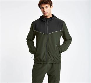 Lescon Erkek Fermuarlı Kapüşonlu Sweatshirt 24N-1102 24NTES001102