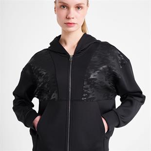 Lescon Kadın Fermuarlı Kapüşonlu Sweatshirt 25N-2125