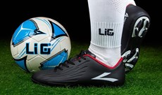 Lig Falcon-10 KRP Erkek Çocuk Krampon Spor Ayakkabı Siyah