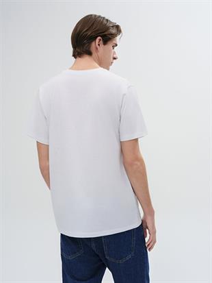 Ltb BAFADE Erkek Baskılı Kısa Kol T-Shirt 1225842456089