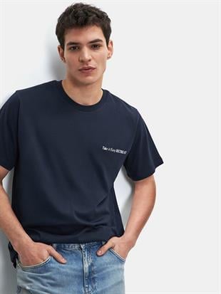 Ltb BAFADE Erkek Baskılı Kısa Kol T-Shirt 1225842456089