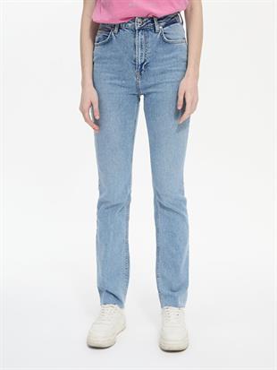 LTB Betıana X Düz Paça Yüksek Bel Jean Pantolon 009516741556055241