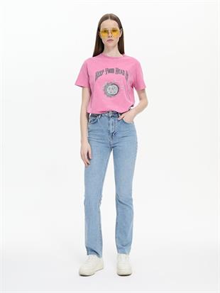 LTB Betıana X Düz Paça Yüksek Bel Jean Pantolon 009516741556055241