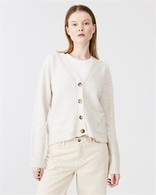 LTB CARDI Düğmeli Yumuşak Dokulu Basic Triko Hırka 11251200251262