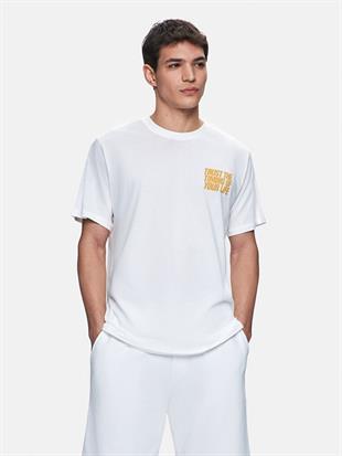LTB COBERA Erkek Sıfır Yaka Kısa Kol Sırtı Baskılı T-Shirt 1225842906089
