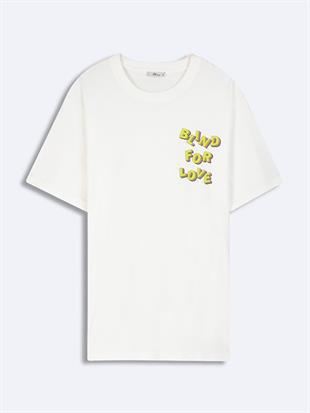LTB FEDERA Erkek Kısa Kollu Sıfır Yaka Sloganlı T-shirt 1225842956089