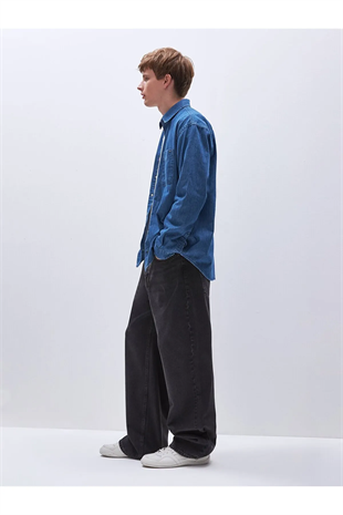 LTB JASON ARIAH ERKEK JEAN GÖMLEK 10096101814275