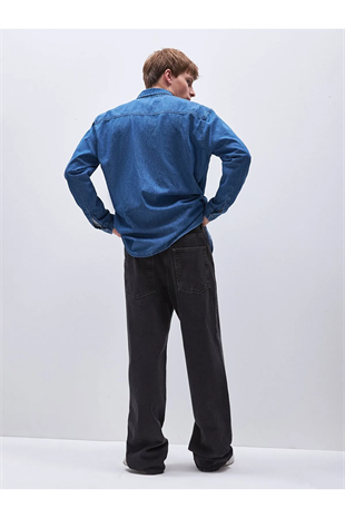 LTB JASON ARIAH ERKEK JEAN GÖMLEK 10096101814275